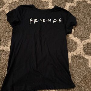 FRIENDS Black Short Sleeve Tee for Kids
